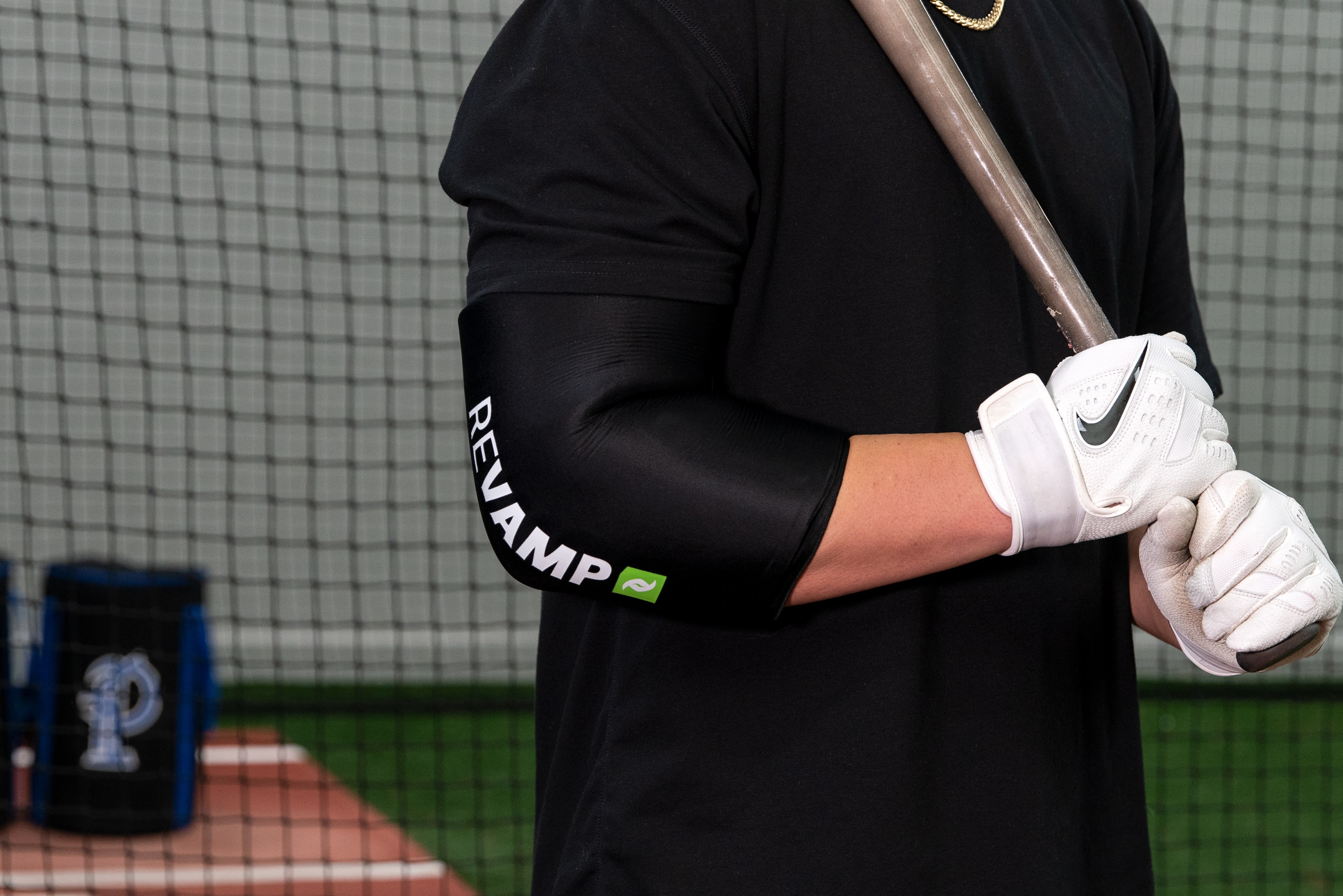 Rapid Reboot recovery equipment in use at a professional baseball team training setting.